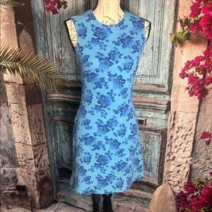 Aqua Blues sleeveless dress, size medium, good condition